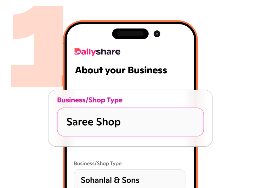 Business/shop ki details daalein